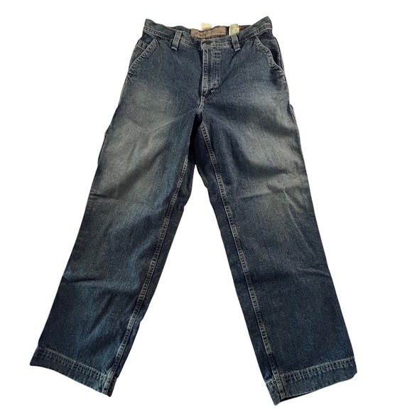 Eddie Bauer Easy Fit Carpenter Jeans Men's 30x30 Authentic Denim Cotton - Picture 1 of 7